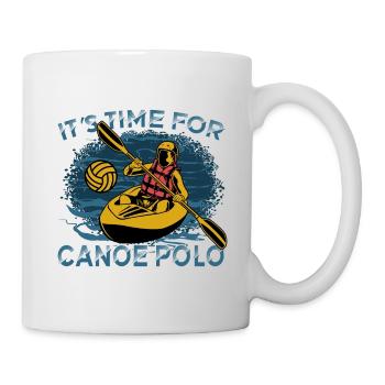 It's time for canoe polo - Mug - white - Right