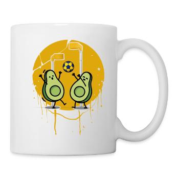 Korfball Avocado - Tasse - Weiß - Rechts