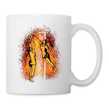 Korfball Damen - Tasse - Weiß - Rechts
