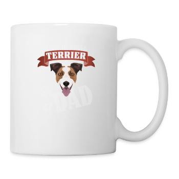 Jack Russell Terrier Dad, Hundepapa - Tasse - Weiß - Rechts