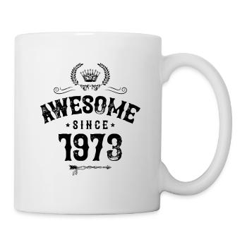 1973 awesome since - Tasse - Weiß - Rechts