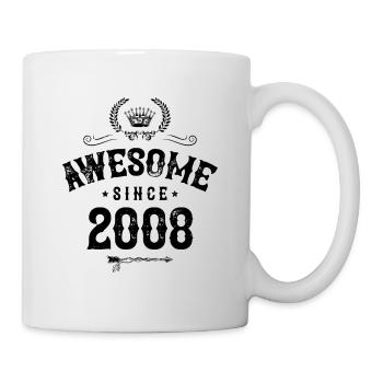2008 awesome since - Mug - white - Right