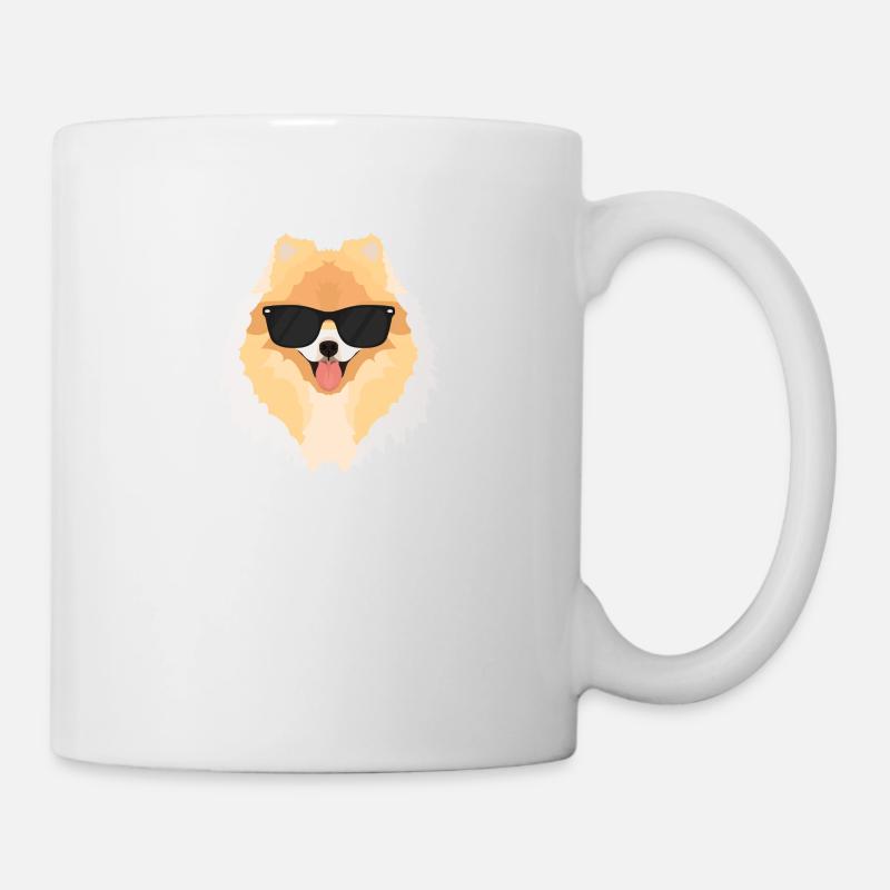 Mon spitz nain est le plus cool - Mug blanc - blanc