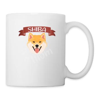 Shiba Inu Mom, dog mom - Mug - white - Right