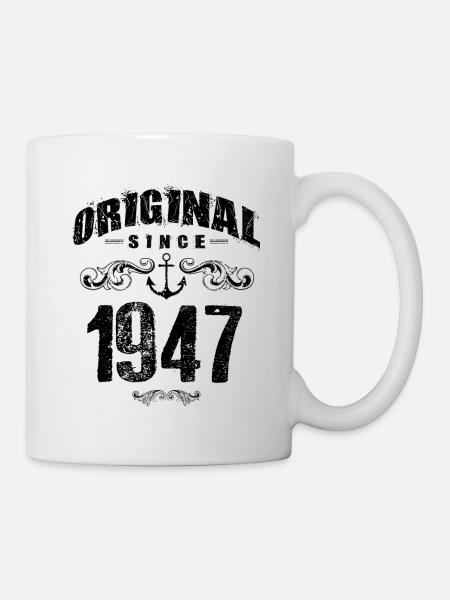 1947 original since - Tasse - Weiß