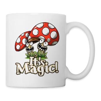 Champignons - Mug blanc - blanc - Droite
