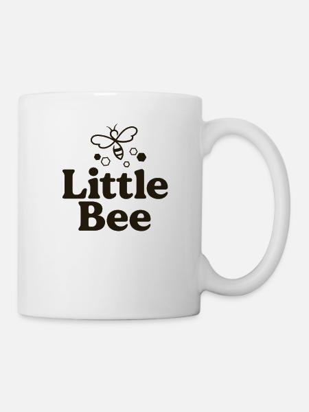 Kleine Bienen passende Familie Hummel Hemden - Tasse - Weiß