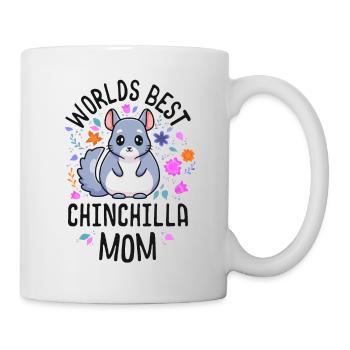 Worlds Best Chinchilla Maman Chemise Mignon Floral - Mug blanc - blanc - Droite