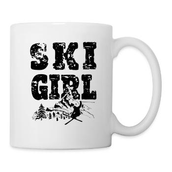 Ski Girl - Mug blanc - blanc - Droite