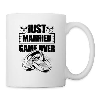 Just Married Game over - Mug - white - Right