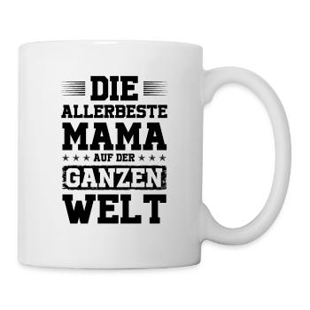 Beste Mama der Welt - Tasse - Weiß - Rechts