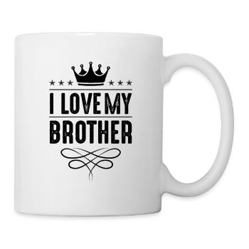 I Love my Brother - Mug - white - Right