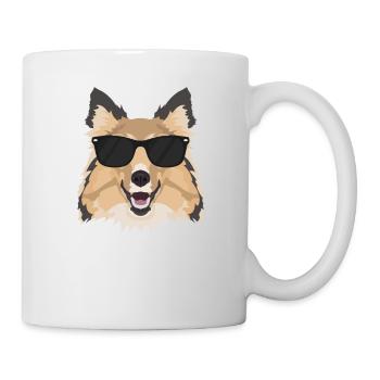 Mein Shetland Sheepdog ist der Coolste - Tasse - Weiß - Rechts