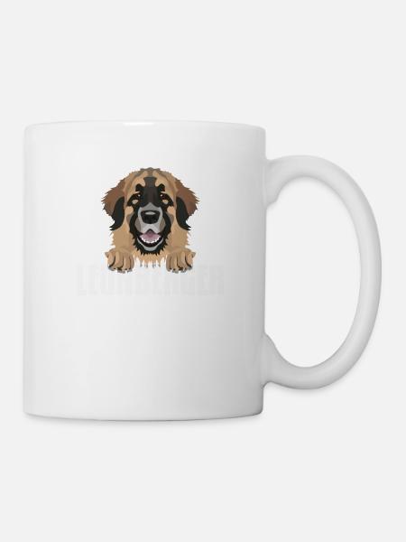 Lächelnder Leonberger - Tasse - Weiß