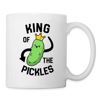 King Of The Pickles Enfants Garçons Hommes Drôle Végétalien - Mug blanc - blanc - Droite