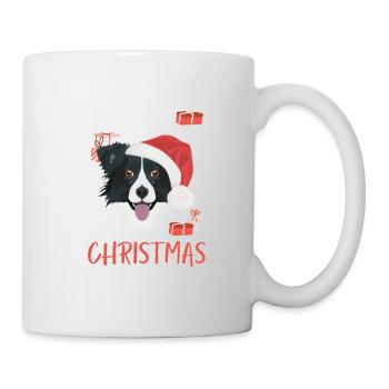 Border Collie Christmas - Mug - white - Right