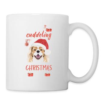 Cavalier King Charles Spaniel Christmas - Mug - white - Right