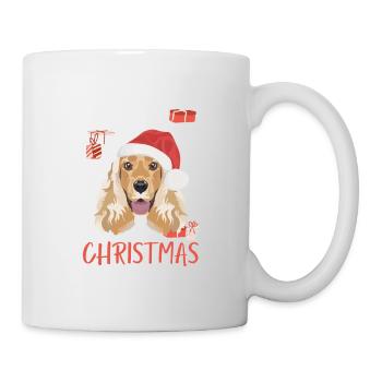 Deutsch Cocker Épagneul Noël - Mug blanc - blanc - Droite