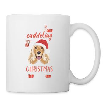 Deutsch Cocker Épagneul Noël - Mug blanc - blanc - Droite