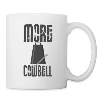 Musicien Humour Plus Cowbell Funny Band Cowbell - Mug blanc - blanc - Droite