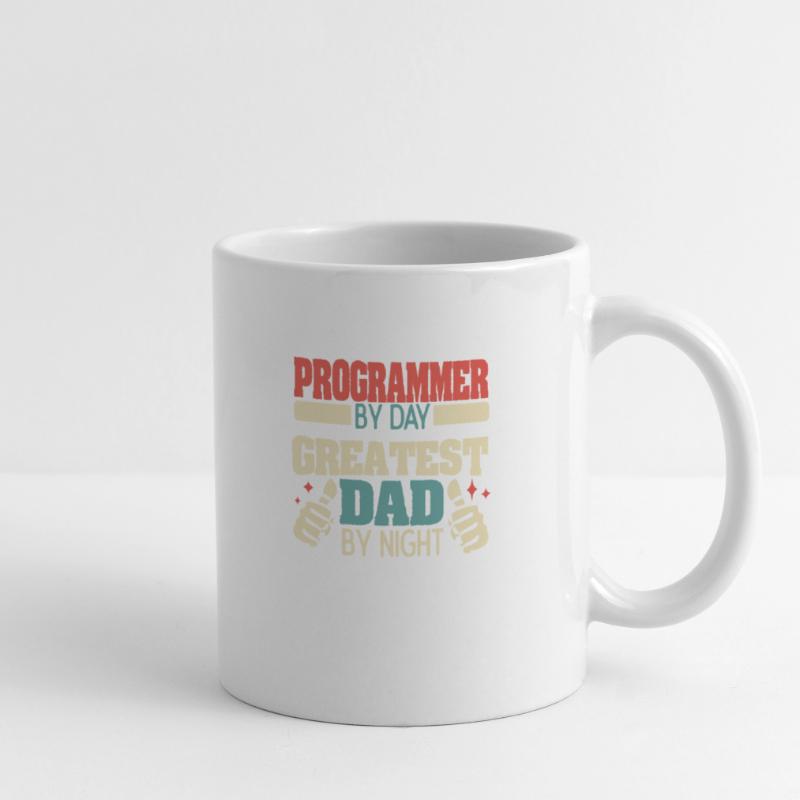 Programmer by day, greatest dad by night Tasse