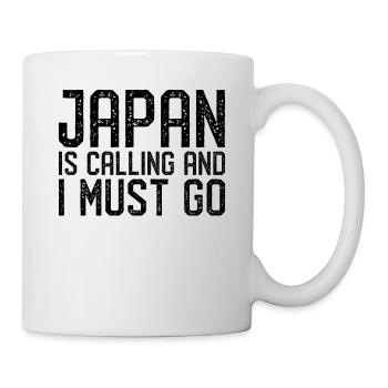 Le Japon appelle je dois y aller - Mug blanc - blanc - Droite