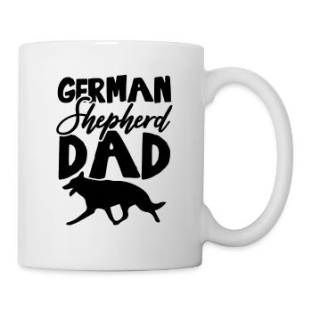 berger allemand papa - Mug blanc - blanc - Droite