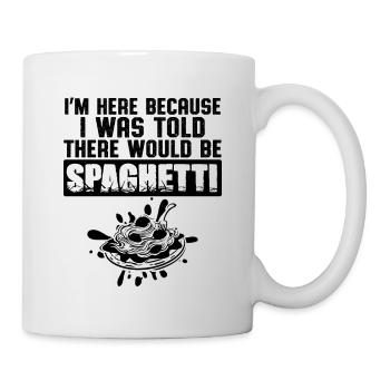 spaghetti pasta - Tasse - Weiß - Rechts