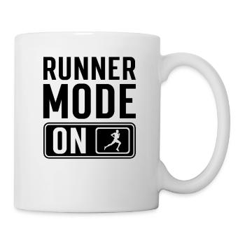 Läufer Spruch - Tasse - Weiß - Rechts