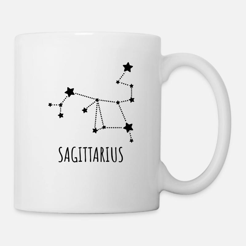Sternzeichen Schütze - Tasse - Weiß
