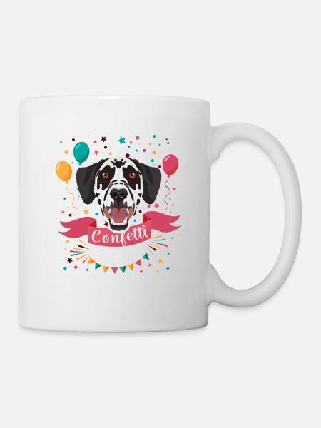 Dalmatiner Karneval Fasching - Tasse - Weiß