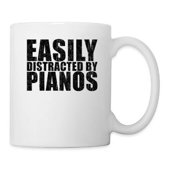 Pianist Geschenk - Tasse - Weiß - Rechts