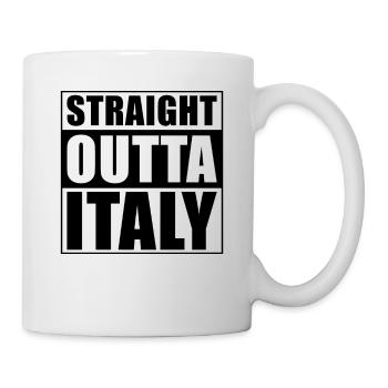Straight outta Italy - Mug - white - Right