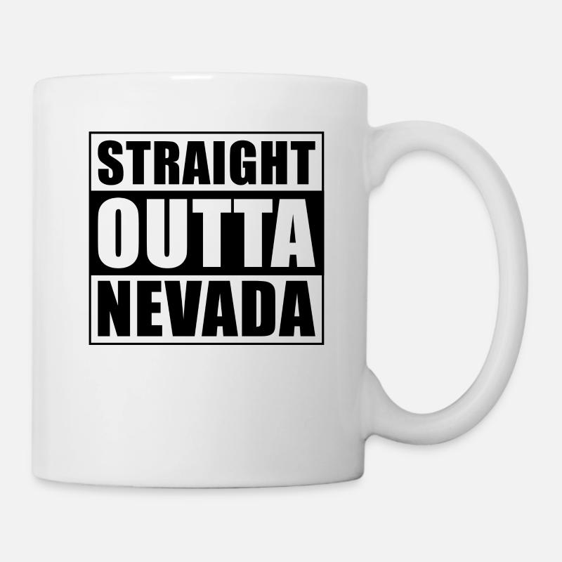 Tout droit sorti du Nevada - Mug blanc - blanc