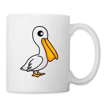 Pelikan Comic Animal - Mug blanc - blanc - Droite
