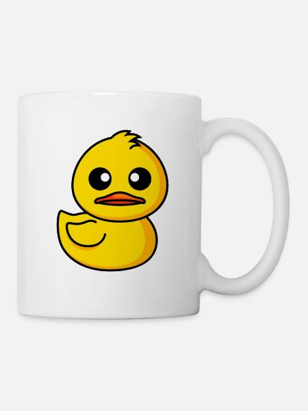 Ente Comic Tier - Tasse - Weiß