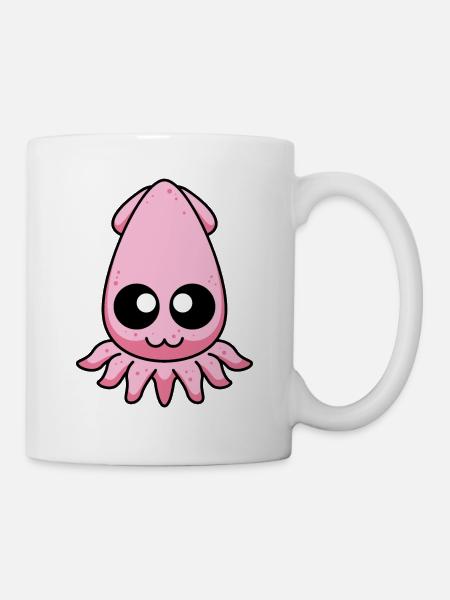 Squid Comic Animal - Mug blanc - blanc