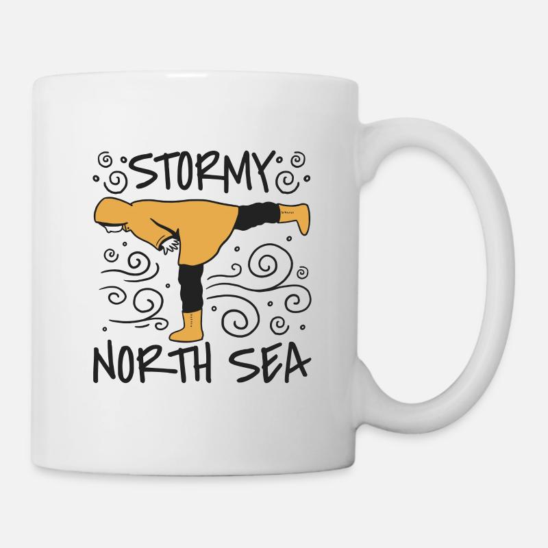 Stormy North Sea - Mug - white