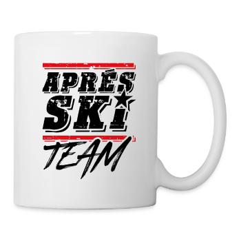 apres ski team - Tasse - Weiß - Rechts