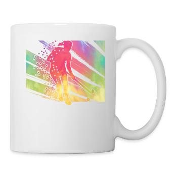 Hockey sur gazon - Mug blanc - blanc - Droite