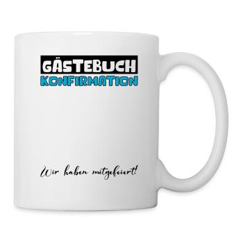 Guestbook Girls Boys Youth Consecration Confirmation Decoration - Mug - white - Right