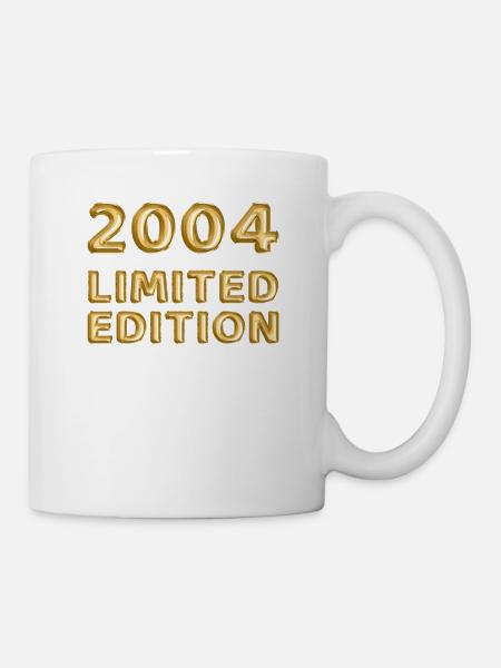 2004 Édition Limitée Anniversaire Cadeau Femme Mari - Mug blanc - blanc