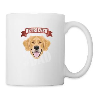 Golden Retriever Dad, Hundepapa - Tasse - Weiß - Rechts