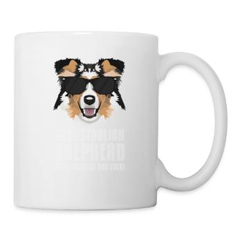 Mon berger australien est le plus cool - Mug blanc - blanc - Droite