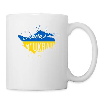 Slava Ukraini Glory of Ukraine - Mug - white - Right