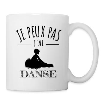 je peux pas j'ai danse classique danseuse humour - Mug blanc - blanc - Droite