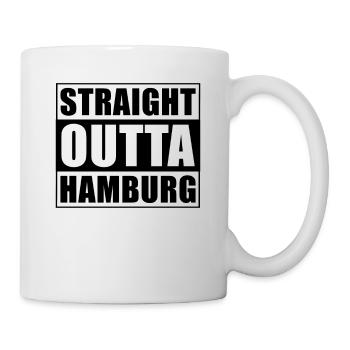 Straight outta Hamburg - Tasse - Weiß - Rechts