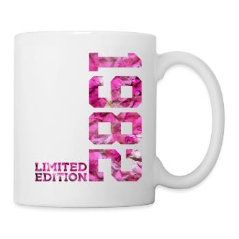 LIMITED EDITION 1982 PINK 44. GEBURTSTAG - Tasse - Weiß - Rechts