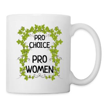 pro-choice pro-women feminist abortion rights - Mug - white - Right