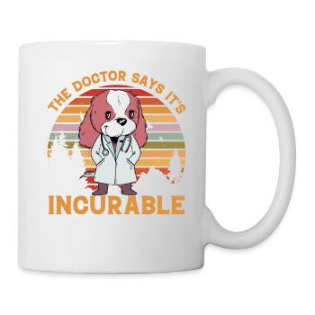Le Docteur dit que c’est incurable - Mug blanc - blanc - Droite